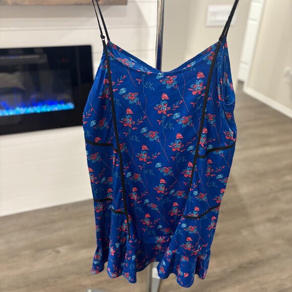 Thakoon Blue Floral Shift Dress 6 - Picture 5 of 6